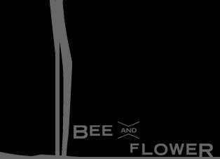 logo Bee And Flower